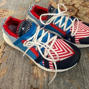 Adidas Ultra boost by Stella McCartney Red, Blue, and White Sneakers